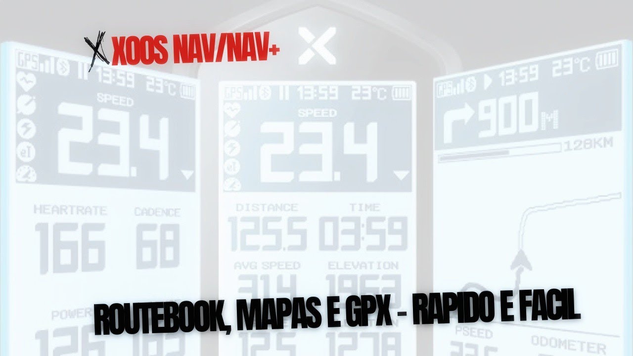 Xoss Nav - como baixar mapas, criar e como subir no Xoss Nav/NavPlus [ROUTEBOOK]
