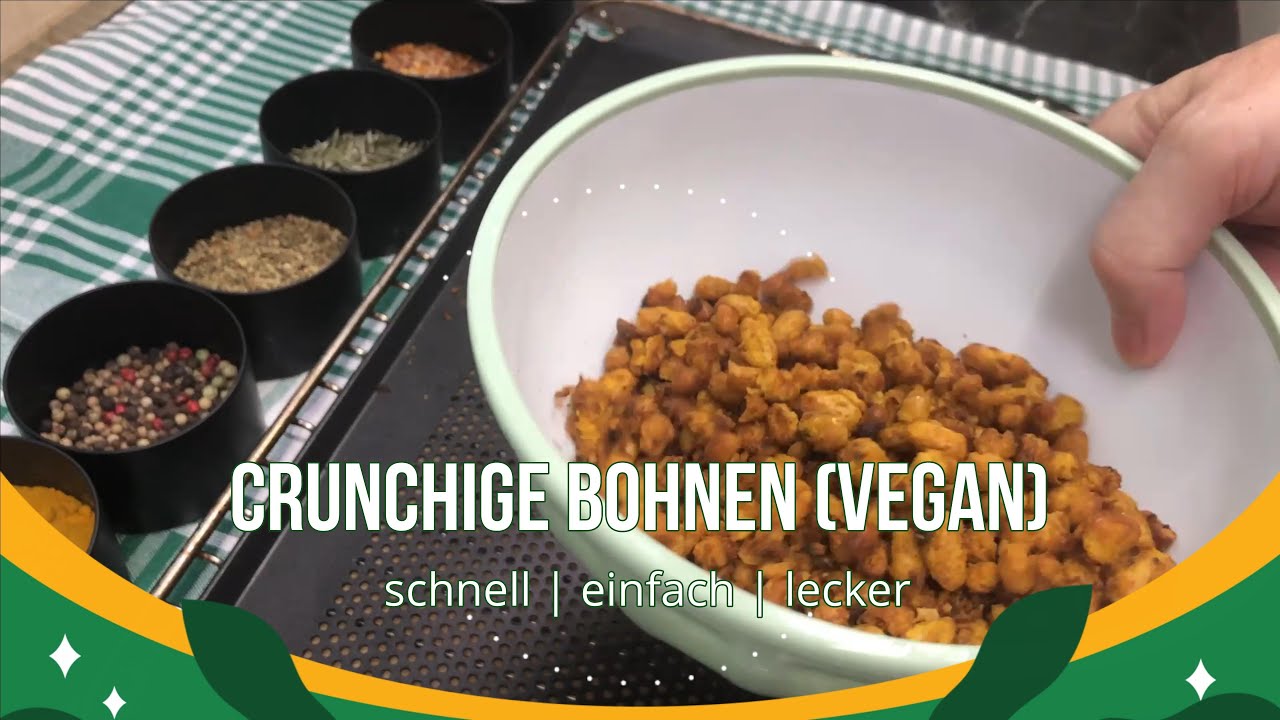 Veganer Bohnensnack  - crunch und lecker