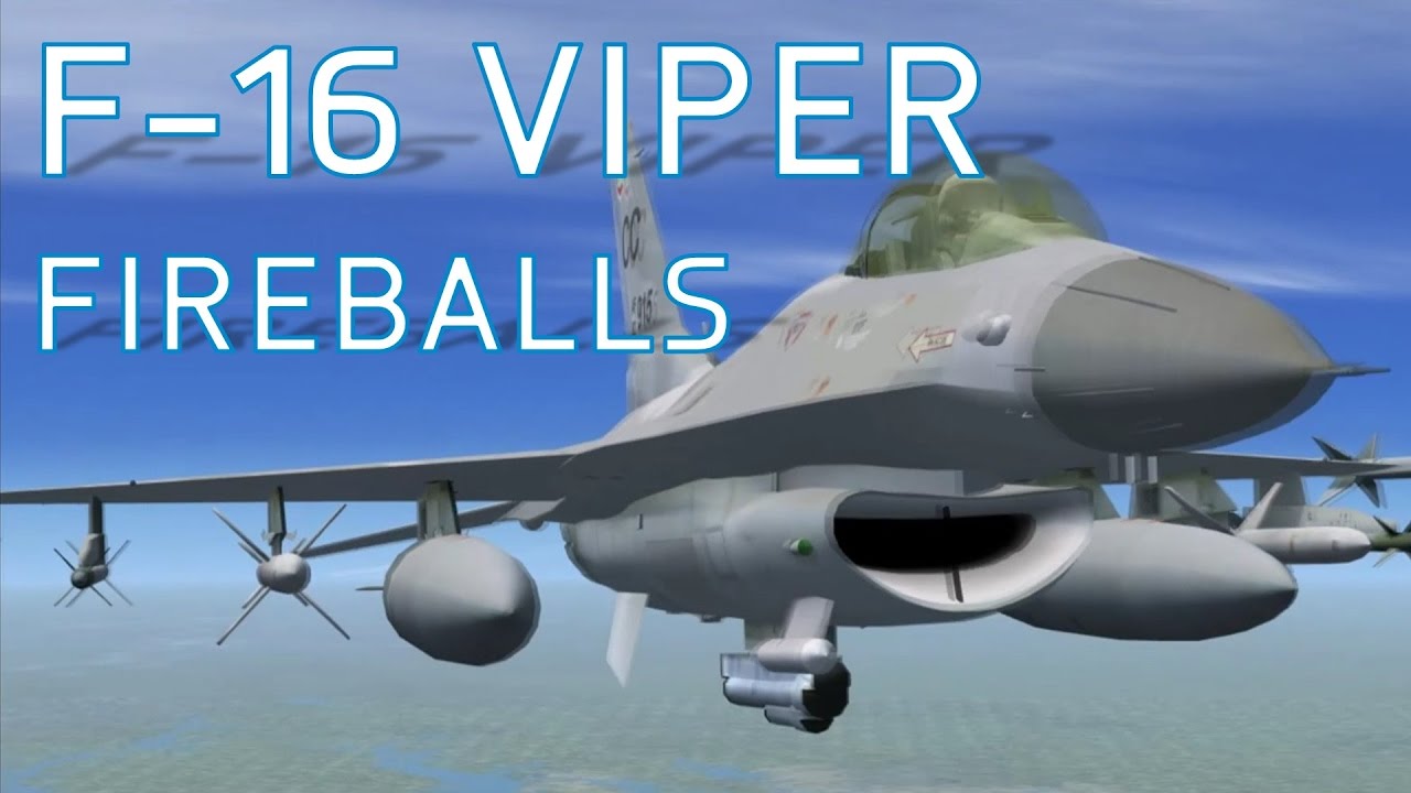 FSX F-16 Viper Fireballs | FlightSim.Com - Episode 3
