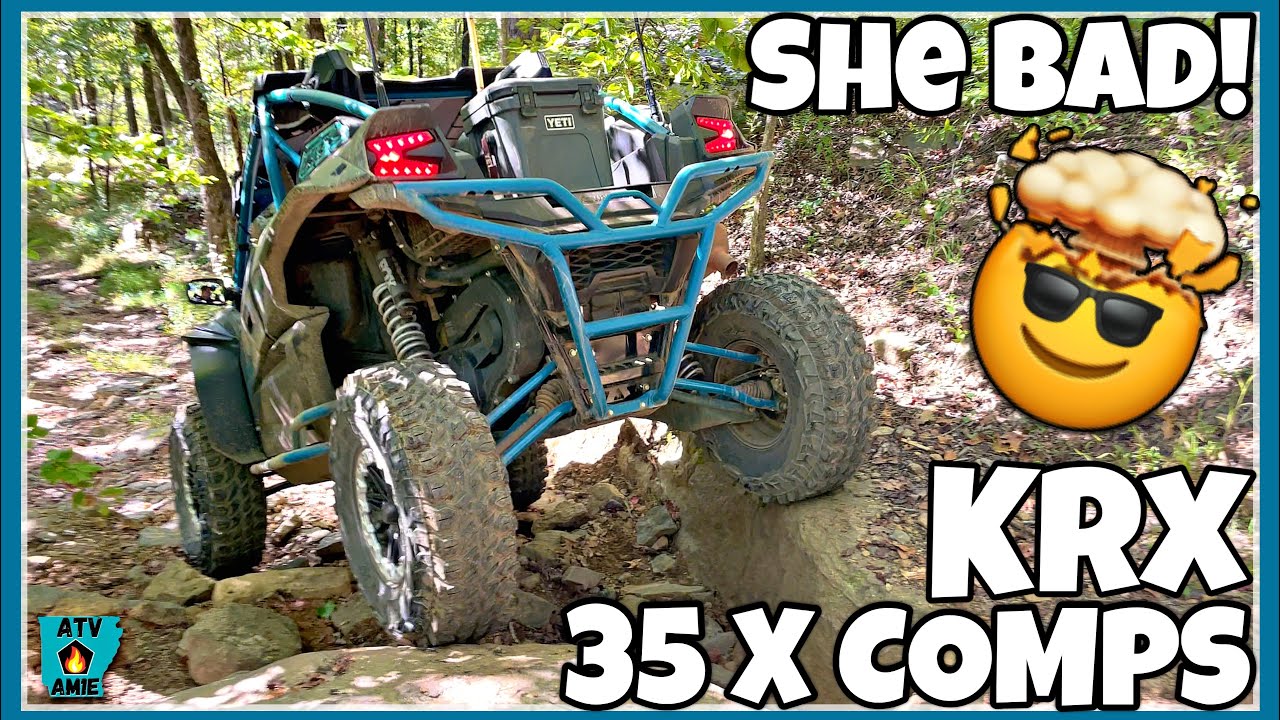 Kawasaki KRX 1000 SXS gets 35s | Testing  Arkansas trails w/ RZR/CanAm