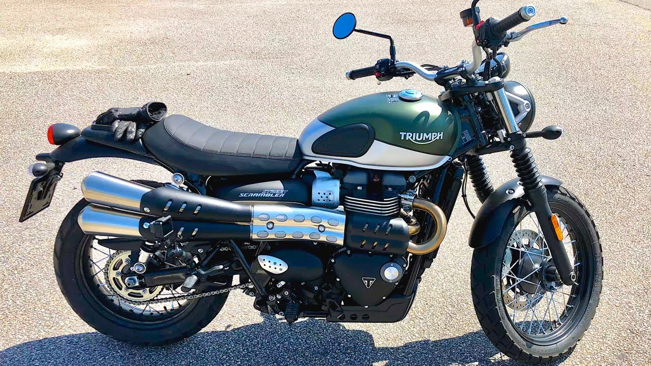 Triumph Street Scrambler 900 - Тест-драйв и технические характеристики