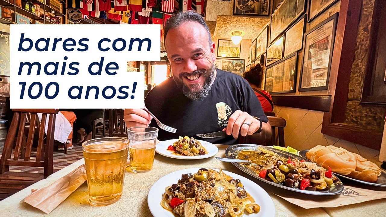 Visitamos 3 BARES HISTÓRICOS no Rio de Janeiro | Tour com preços