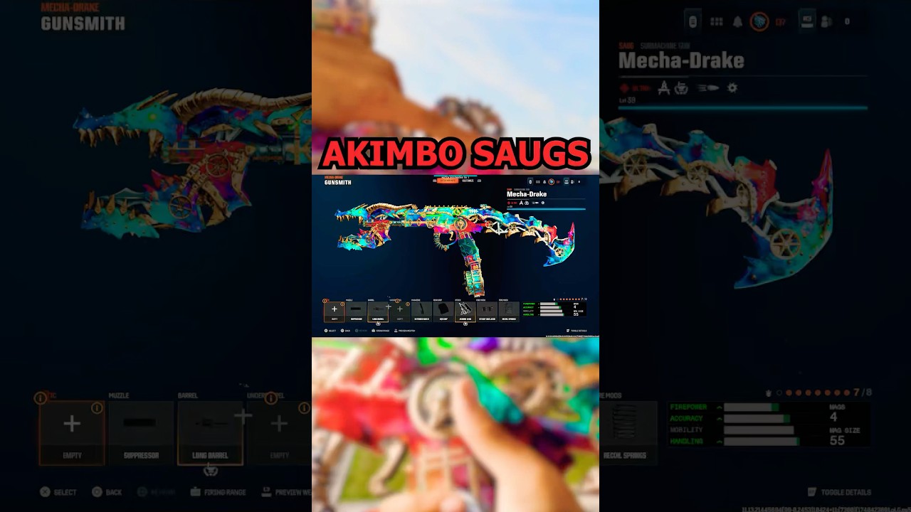 AKIMBO SMGs СЛИШКОМ СЛОМАНЫ.. 😳 (Лучшая настройка класса SAUG) BO6