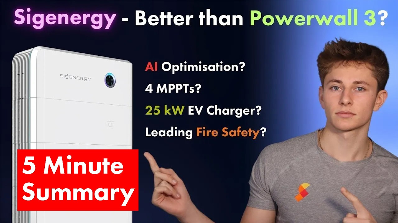 Sigenergy SigenStor — всё, что вам нужно знать за 5 минут