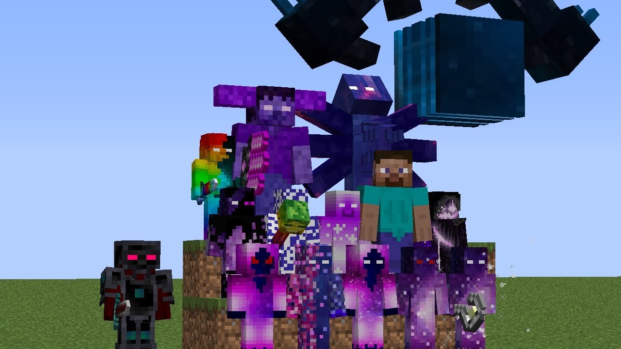 All STRONGEST Omnipotents Creepypasta Mobs VS Blood God of Infinity