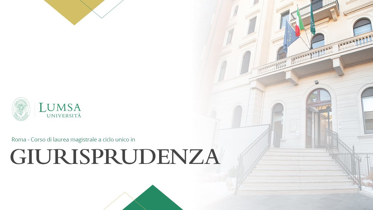 Giurisprudenza - Laurea Magistrale a Ciclo Unico LMG-01 - Roma