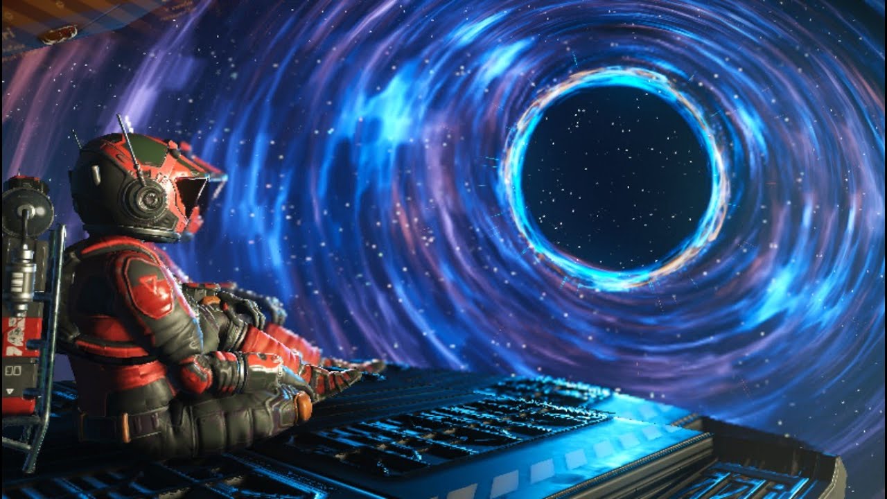 Atravessando um buraco negro, só com o corpo kkk