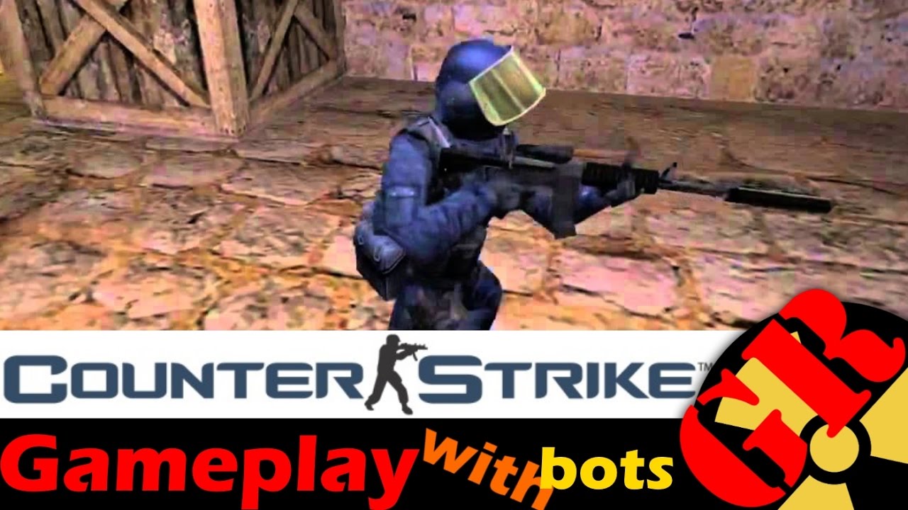 Counter-Strike v1.6 gameplay with Hard bots - Dust 2 - Counter-Terrorist