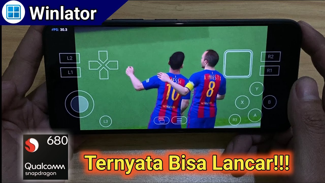 PES 2017 Winlator Snapdragon 680, Begini Cara Setting Supaya Lancar