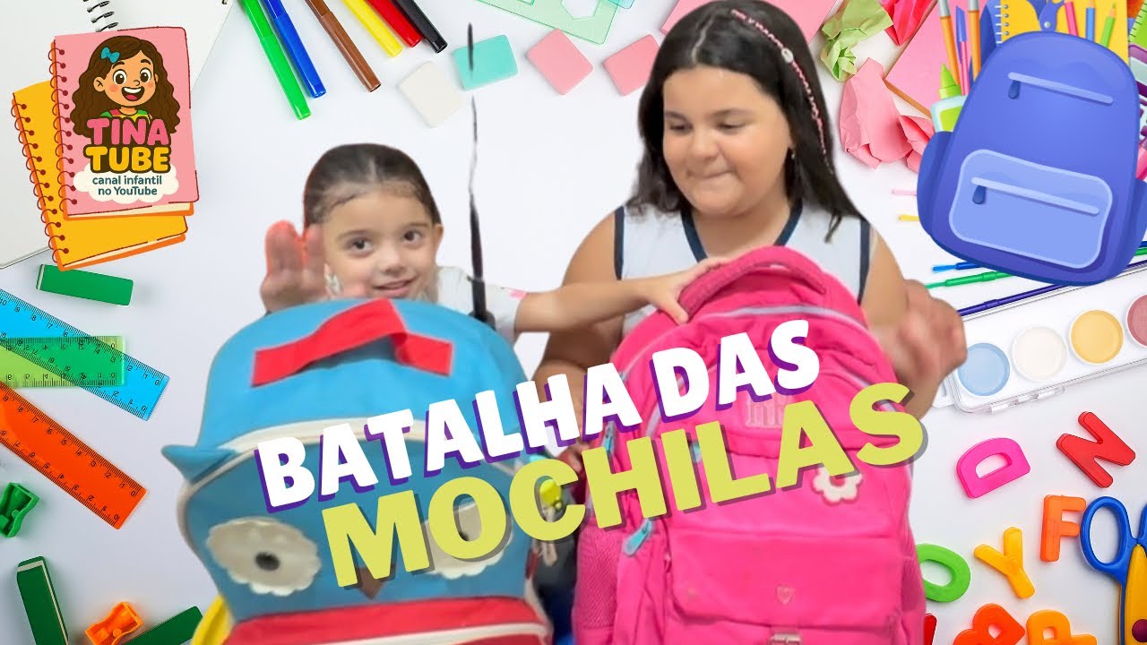 Adivinha Qual mochila vai ter mais bagunça ? 🤭 Vem conferir aqui comigo! @Tinatubeoficial