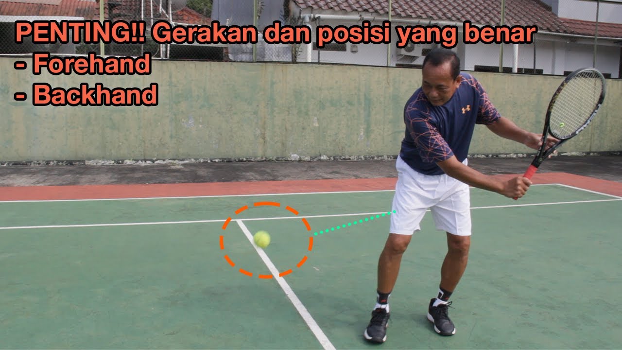 Teknik forehand dan backhand tenis | Tips basic penting bagi semua!!