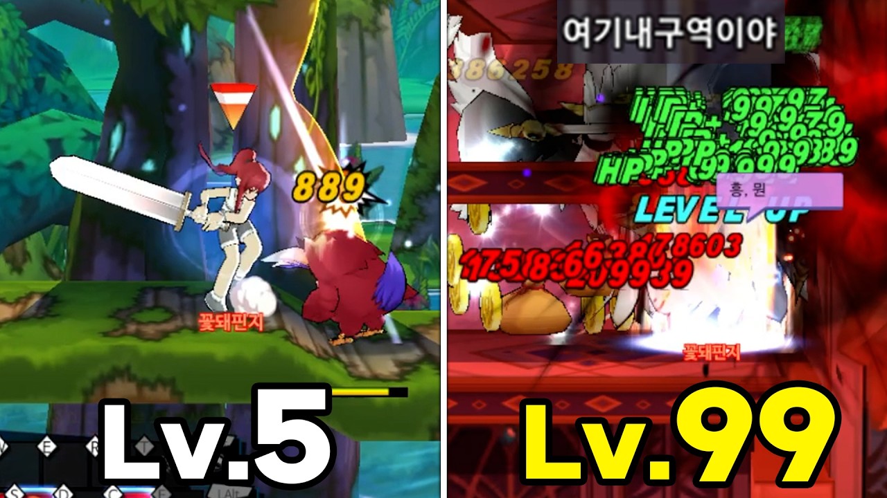 [ Elsword KR 엘소드 ] 엘소드 필드에서 99를 찍으려면 얼마나 걸릴까?