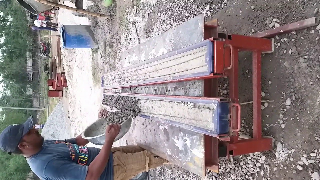Making Of Cement Door Frame/ Building Reinforced Concrete Door Frame/Door Instal Making/Rubber Mould
