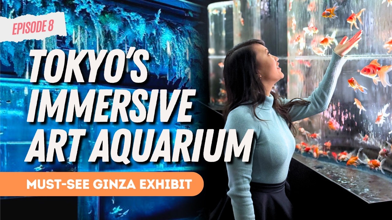 BIGGEST Goldfish Aquarium: This UNIQUE Art Exhibit in Ginza, Tokyo, Japan