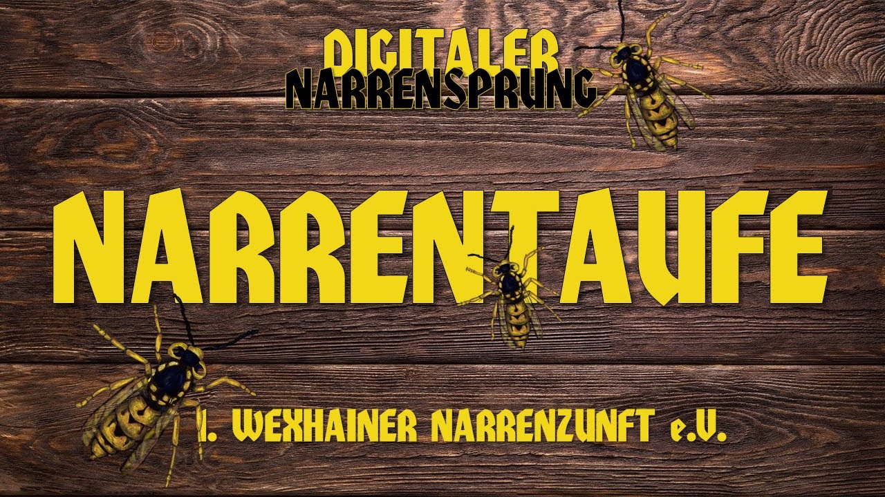 NARRENTAUFE // Digitaler Narrensprung 09.01.2021, TEIL 5