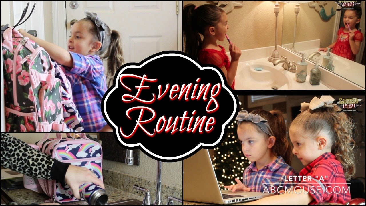 EVENING and NIGHT ROUTINE with KIDS after SCHOOL