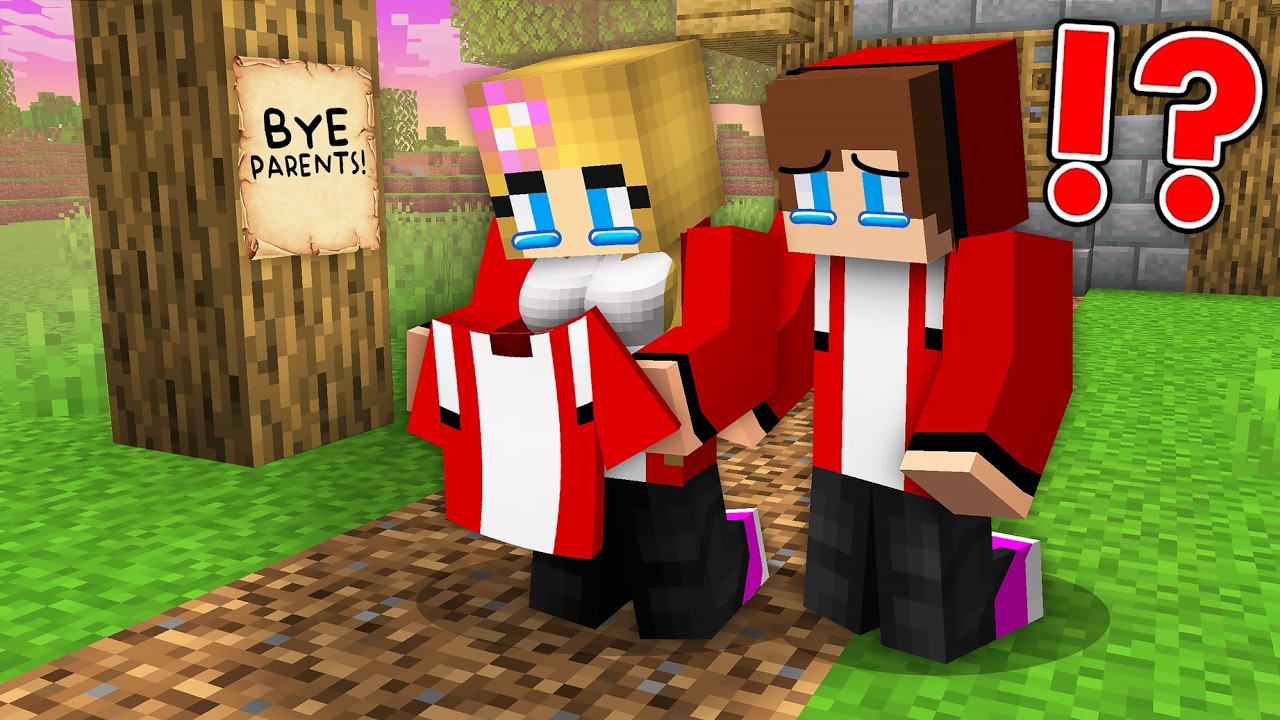 Baby JJ is LEFT FOREVER in Minecraft - Maizen