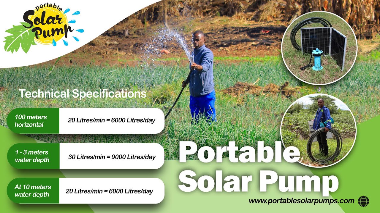 Affordable Portable Solar Pump