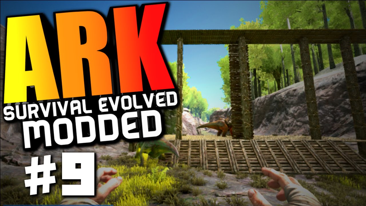 ARK Survival Evolved - STARTING THE BASE, LVL 220 PARA! Modded Survival #9 (ARK Gameplay)