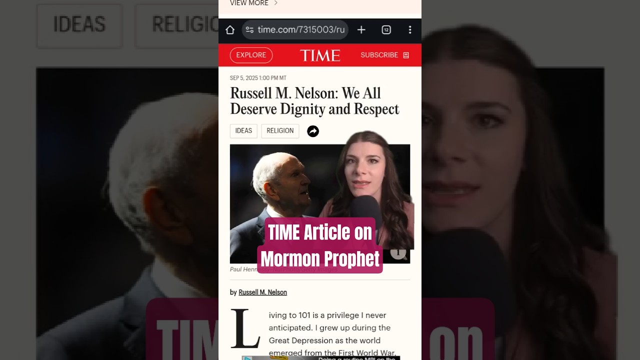 Time Magazine Spotlights President Russell M. Nelson