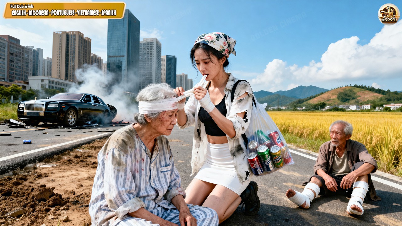 Beggar Girl Risks Life To Save Old Couple Who Are Secret Billionaires And Adopt Her Now