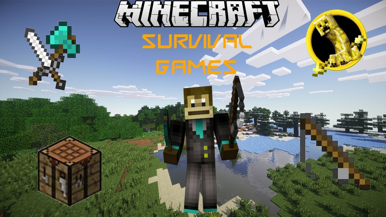 Minecraft Hunger Games- Episode 53- Getting aimed at D-Match w/ JuciyFruityHD & ExoticapplesHD