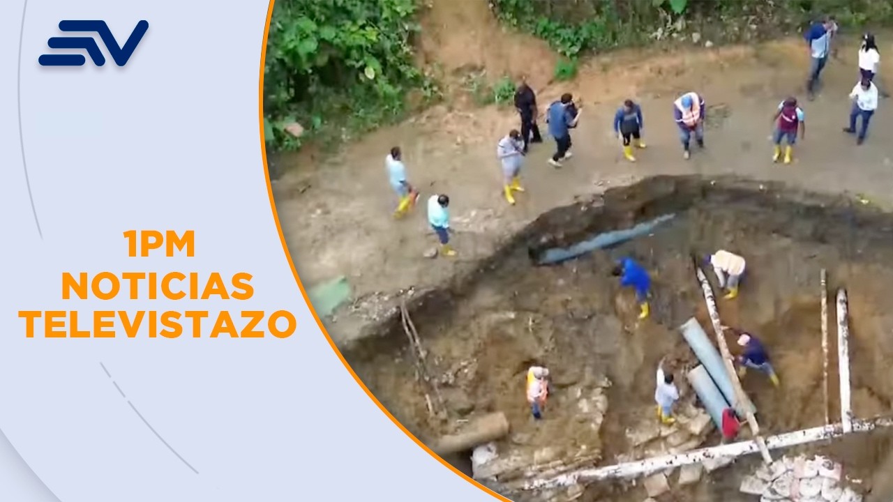 Cañar, seis sectores del centro de la troncal están inundados  | Televistazo | Ecuavisa