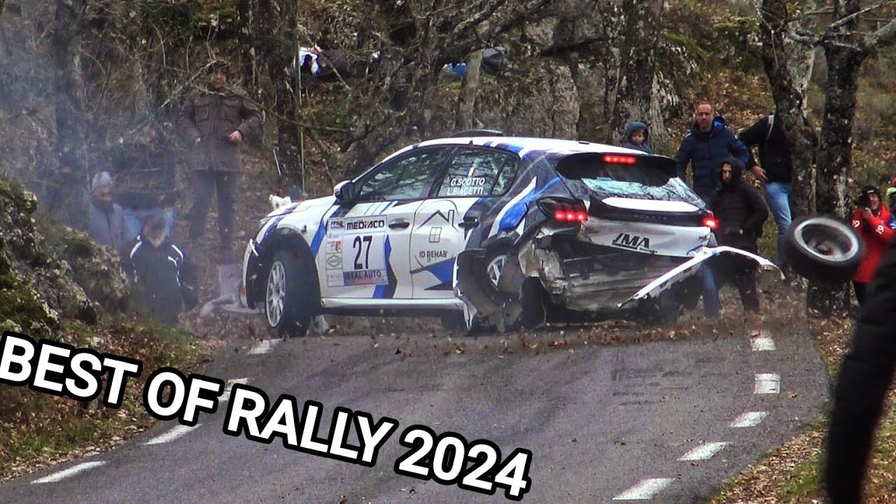 BEST OF RALLY 2024 - CRASHES / MISTAKES
