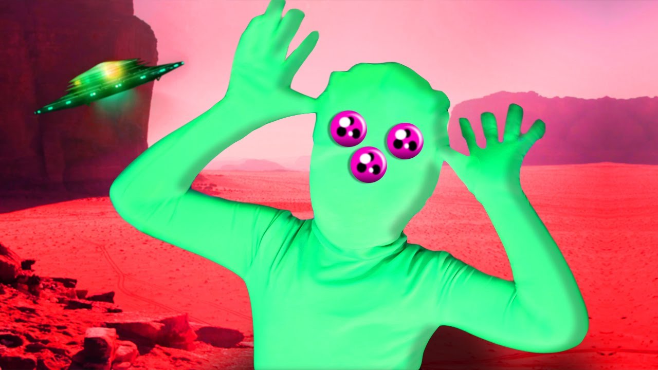 Alien Dance Song | Funny Green Alien Dance for Kids | Space Trip Music