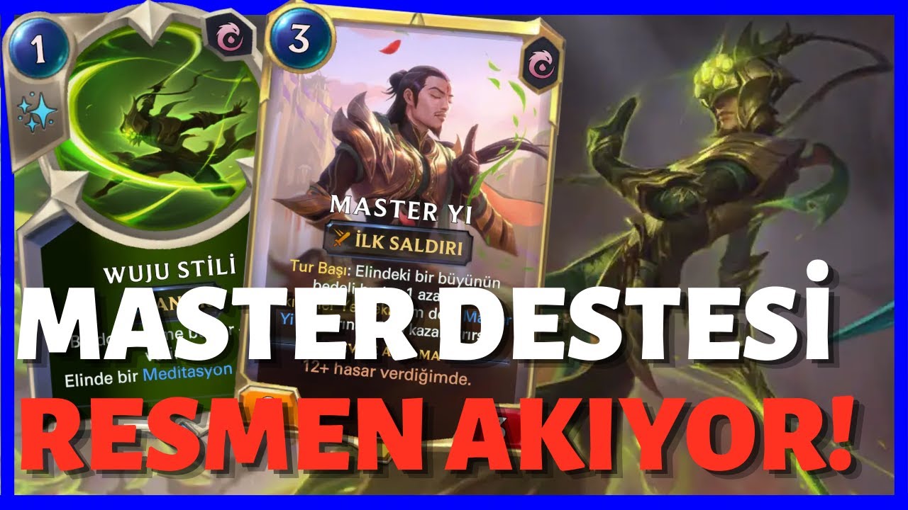 OYUNDAKİ EN İYİ MASTER DESTESİ! Master Yi/Akshan Kombo Oynanış [Legends of Runeterra]