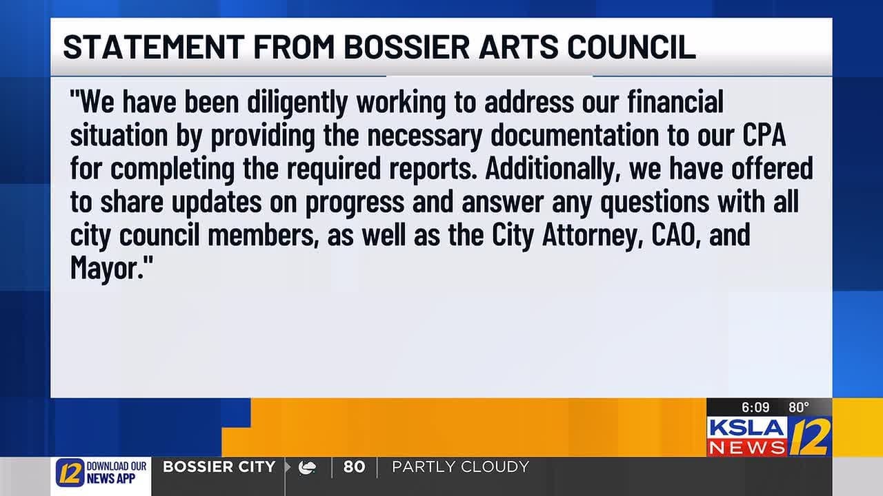 Bossier Arts Council releases statement in light of split from Bossier City Council