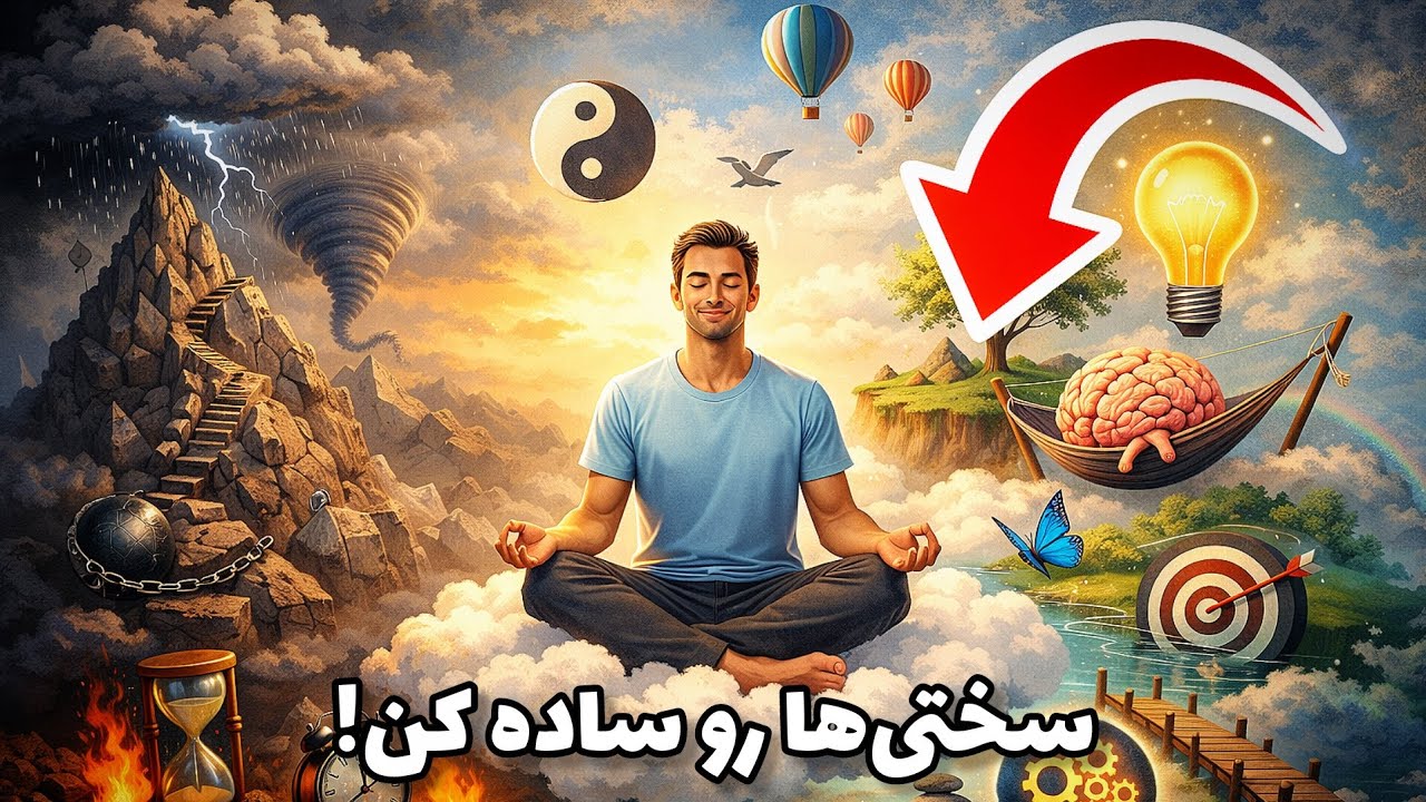 سختی‌ها رو ساده کن | تکنیک روانشناسی برای آرامش ذهن