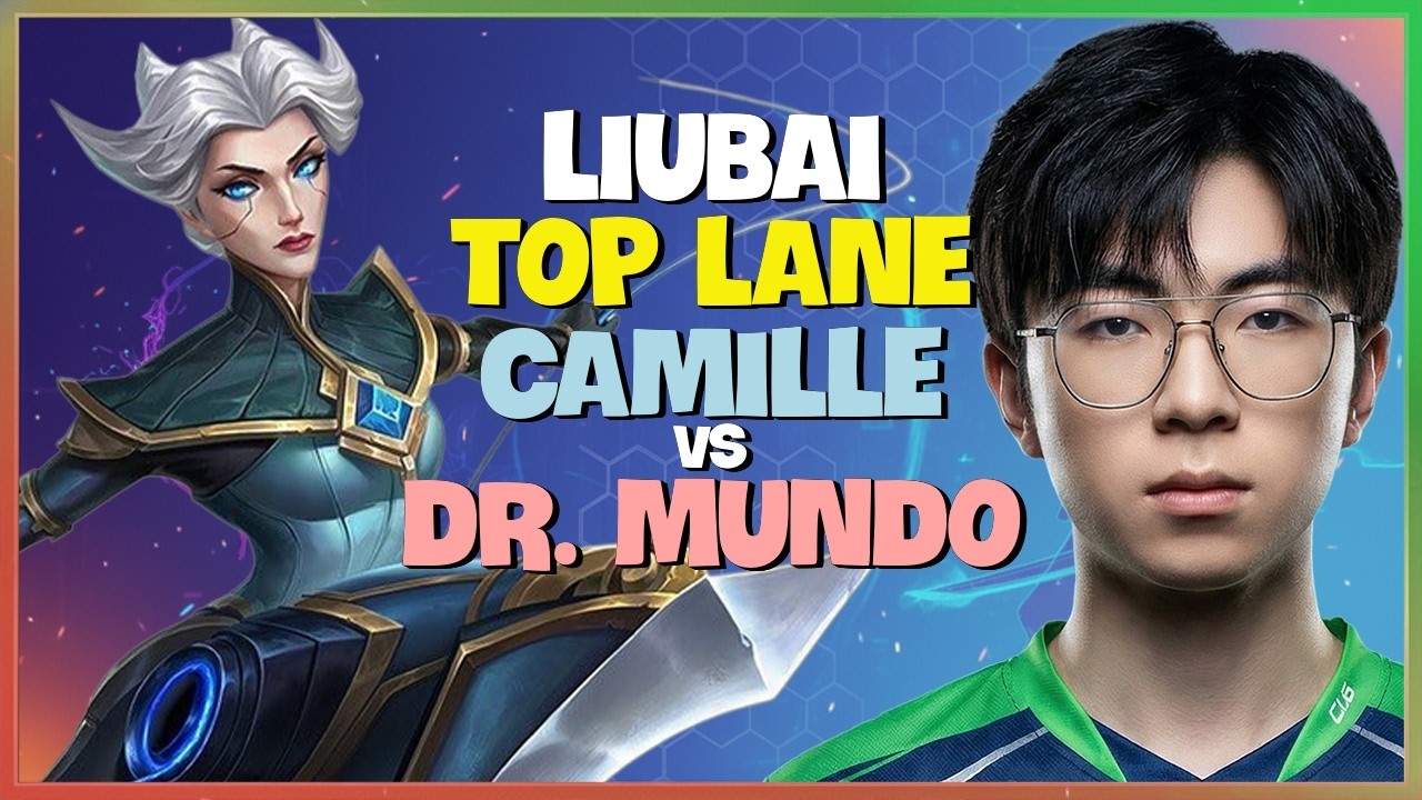 Rank 1 Camille : His DEVASTATING Mechanic is CRUSHING Dr Mundo on the Super Server - Engsub