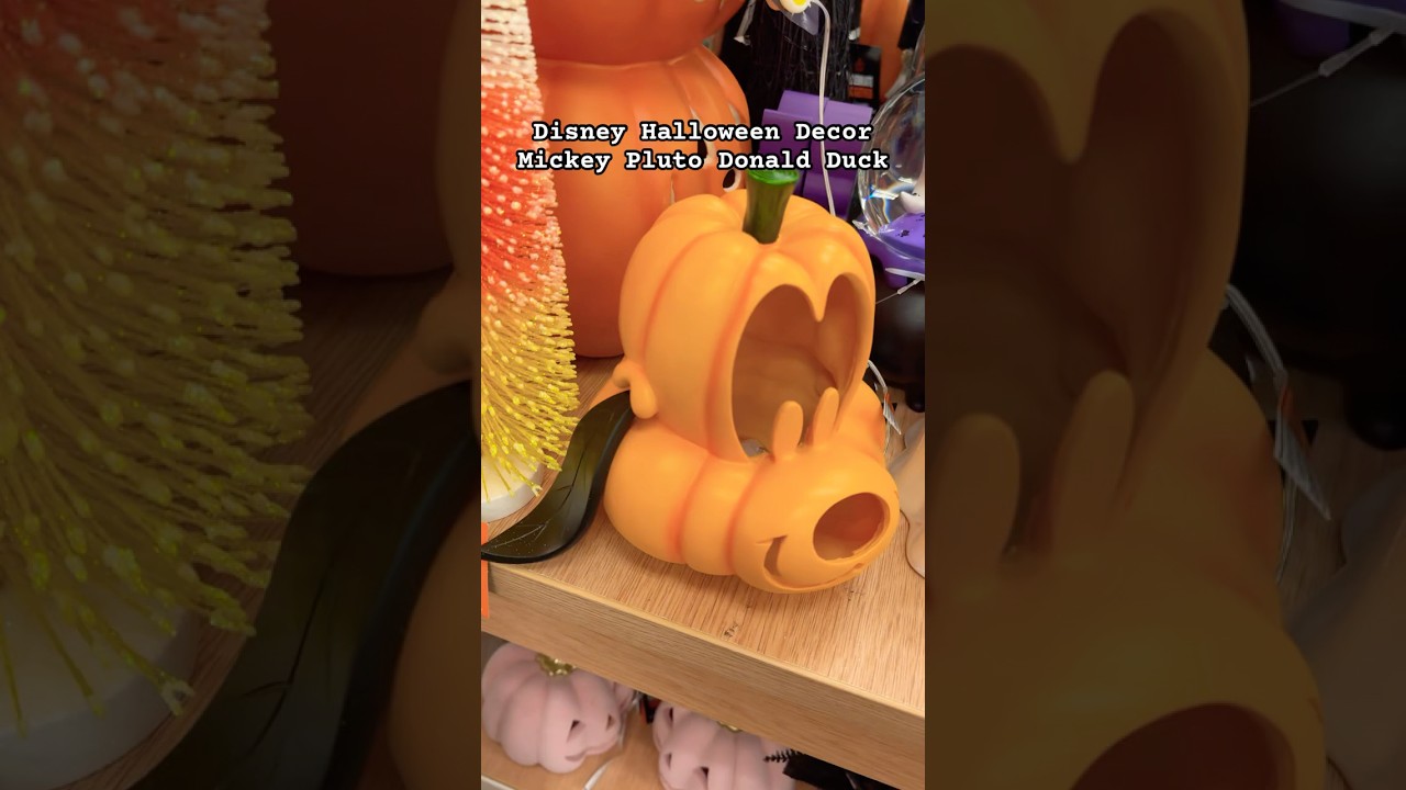 Disney Halloween Decor Mickey Pluto Donald Pumpkin 2025 #halloween #disney  #decor #decoration