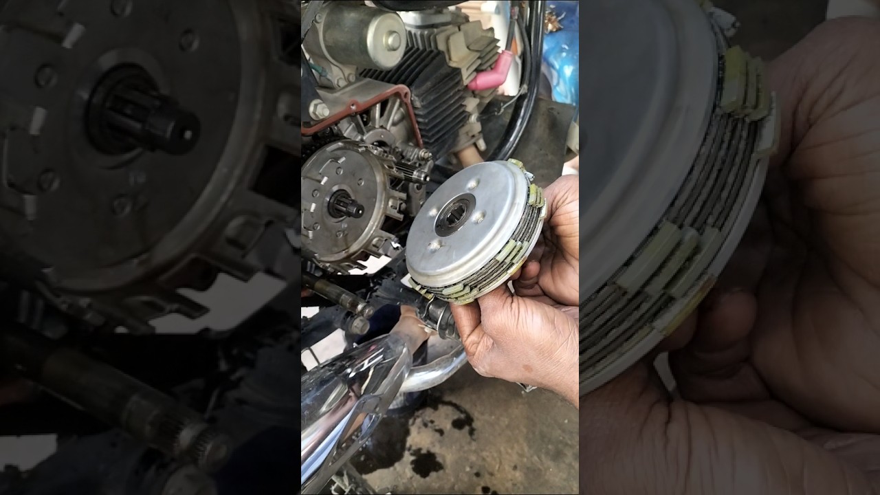 how to clutch plate fitting HF Deluxe #clatch #trending