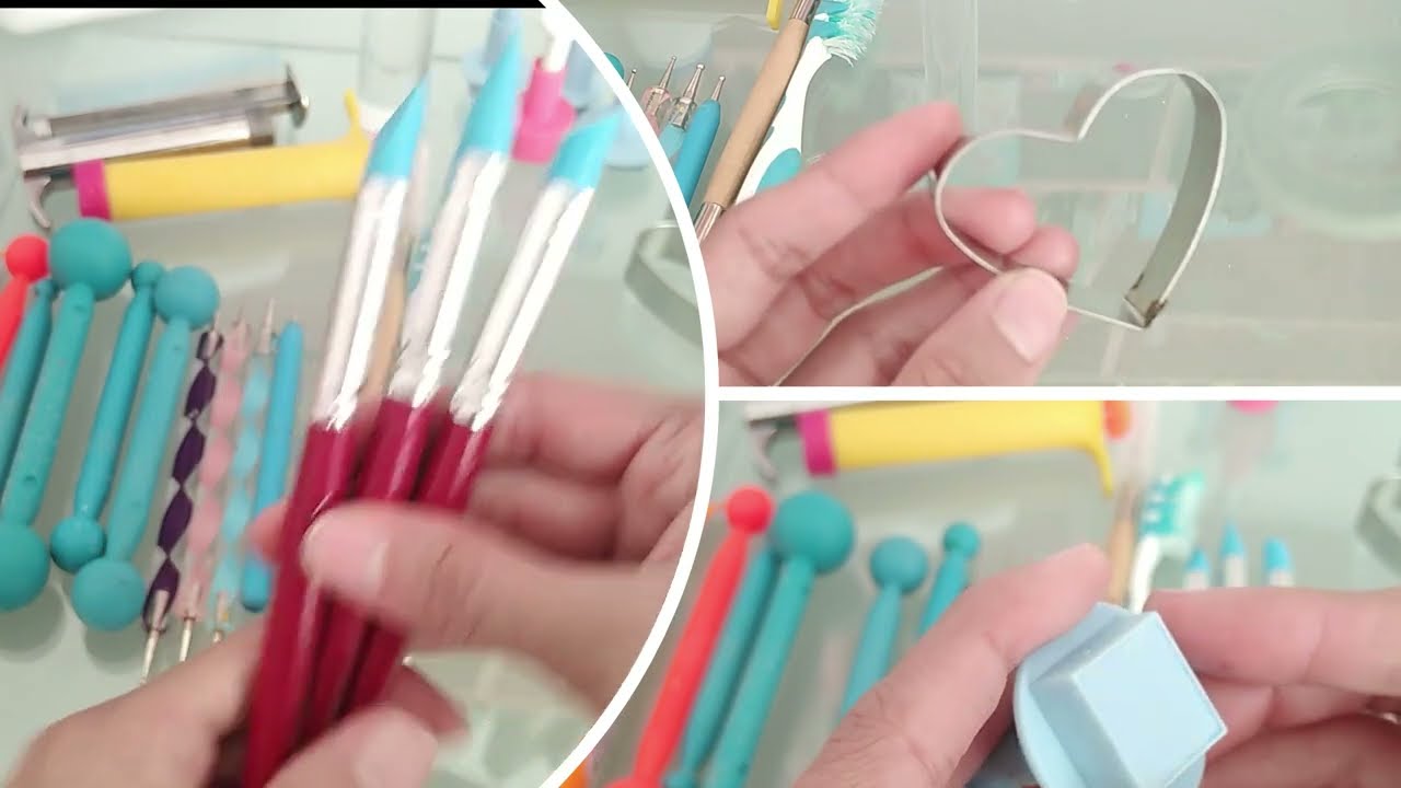 Herramientas básicas para trabajar con PORCELANA FRÍA/QUE MATERIALES UTILIZAR PARA PASTA FLEXIBLE