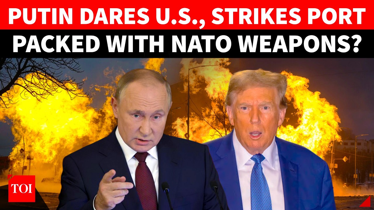 Putin&rsquo;s FIRST BIG Strike After CIA Chief&rsquo;s Russia Visit; Ukraine Port Bombed, NATO Arms Targeted?