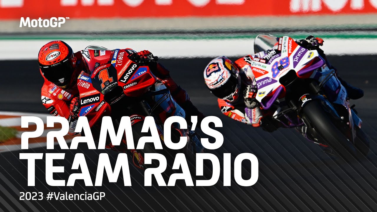 Pramac Racing's tactics in MotoGP™ Practice 📻 | 2023 #ValenciaGP