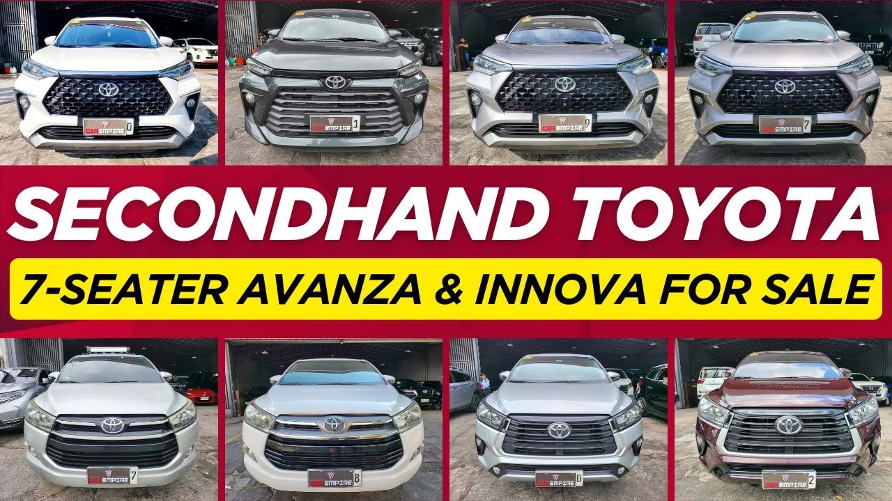 Second Hand MPV Cars For Sale in Philippines | Avanza & Innova For Family