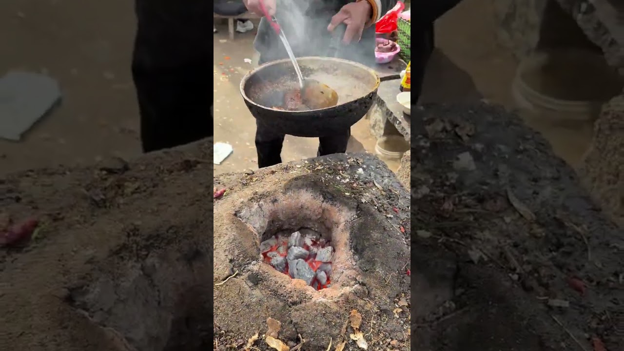 Find a skilled old man to process the Golden Spear carp#The signature dish Grandpa#Street