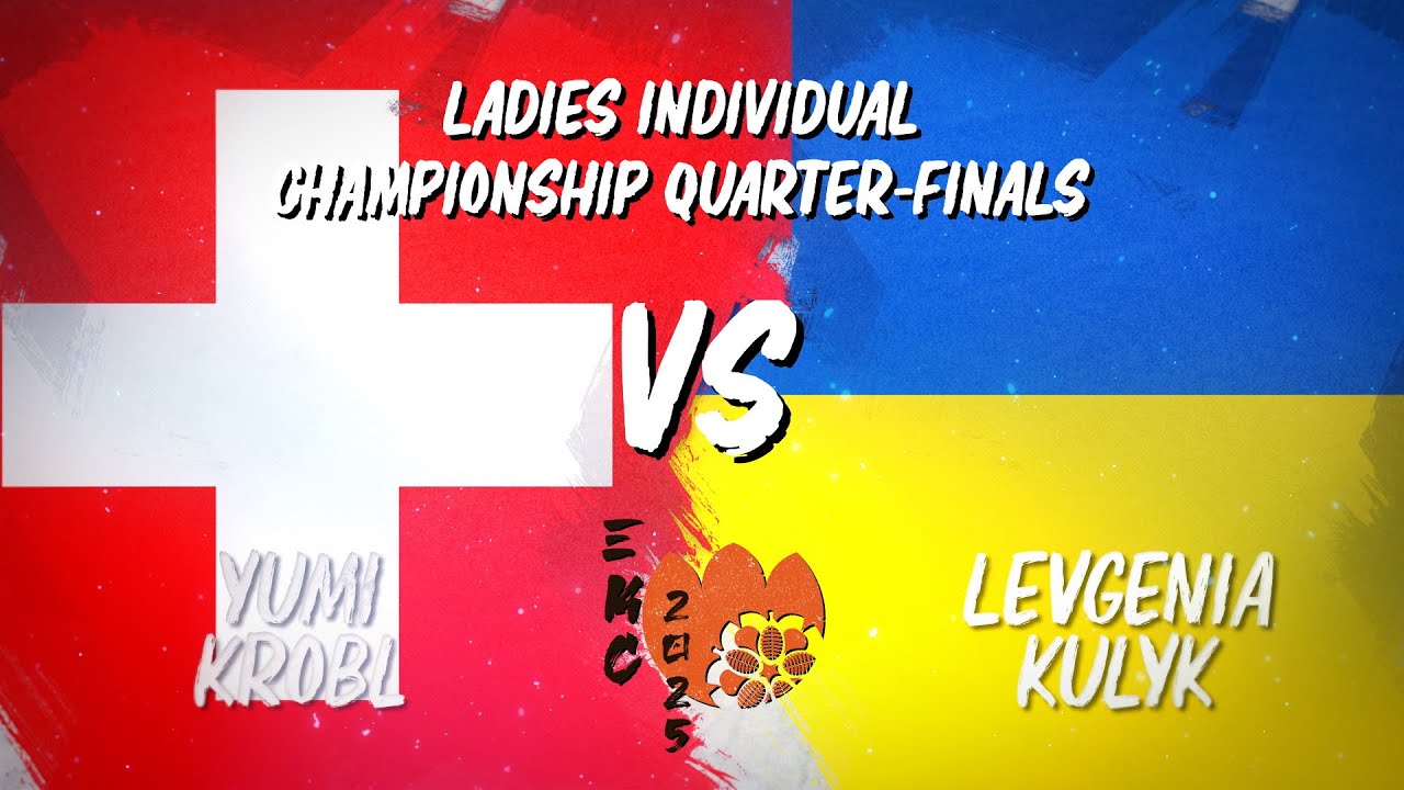 33rd European Kendo Championship (EKC 2025): Ladies Individual Quarter-finals Krobl VS Kulyk