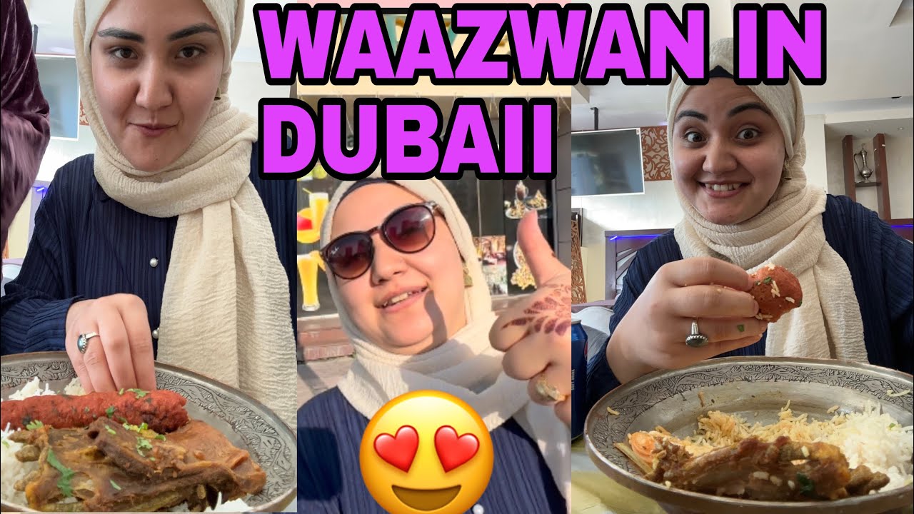 Vlog || Aakhri Family lunch in  Dubai || Wazwaan😍||Dubai Vlogs Last Ep
