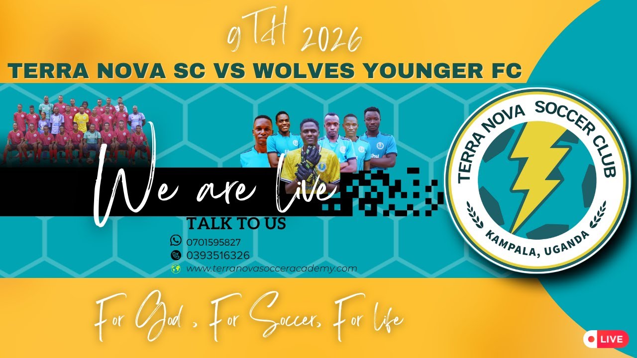 TERRA NOVA SOCCER CLUB   VS  WOLVES YOUNGER FC|  9th -FEB-2026