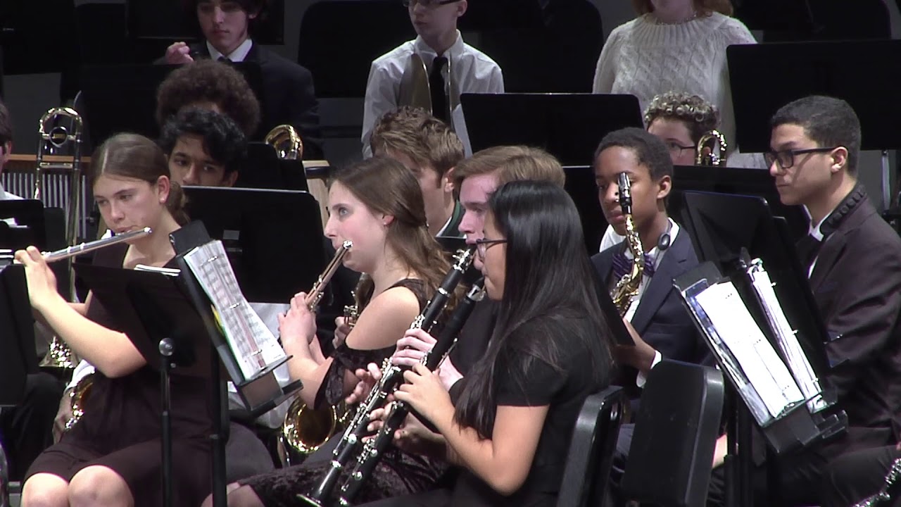 Ridgefield High School Wind Ensemble - Abram's Pursuit - David R. Holsinger