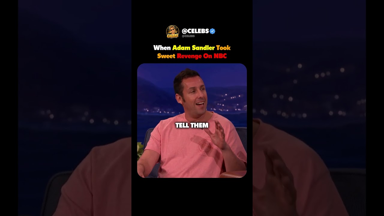 When Adam Sandler Took Sweet Revenge On NBC