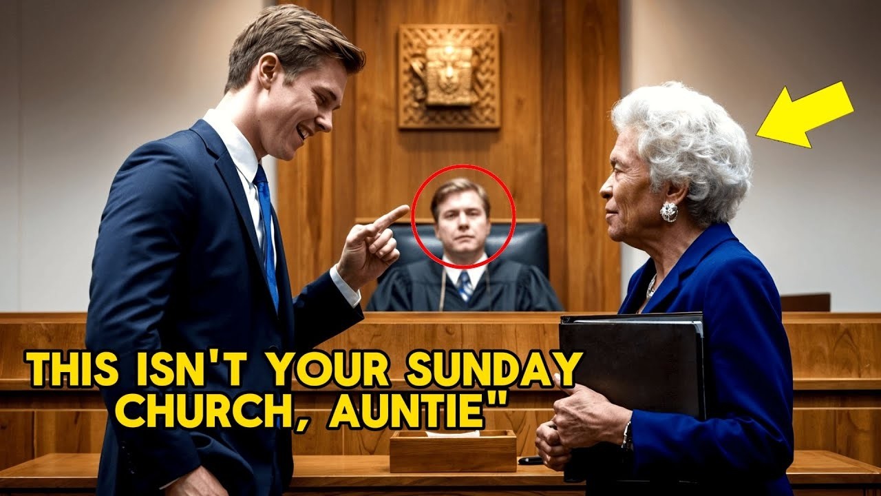 Arrogant Rookie Lawyer MOCKS Black Elderly Woman –SHOCKED When She Turns Out to Be Judge’s Mentor