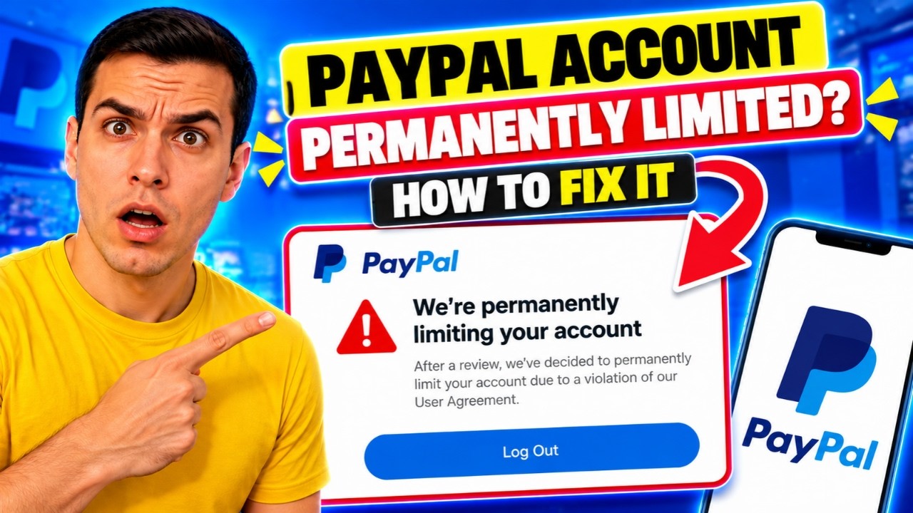 Paypal Permanently Limited Account Fix (2026 GUIDE)