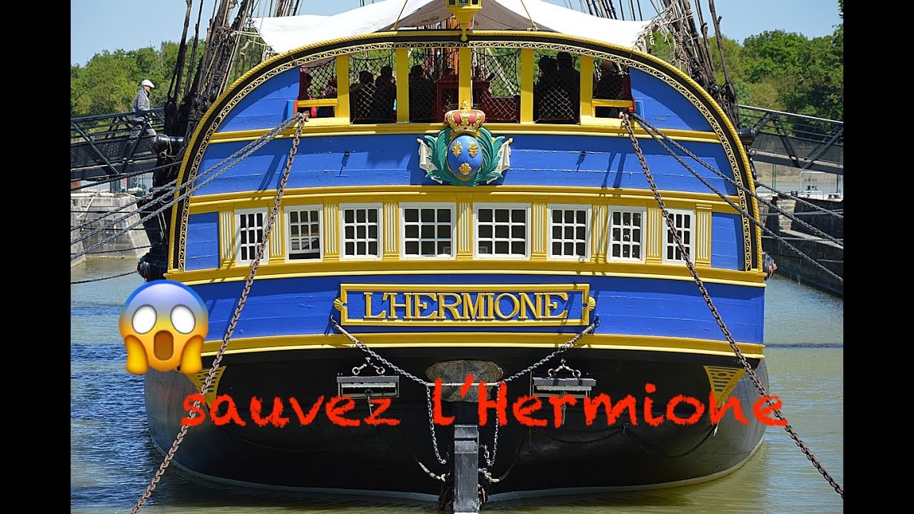 SAUVEZ L'HERMIONE  EN CALE SECHE A BAYONNE   Visite en octobre  2025