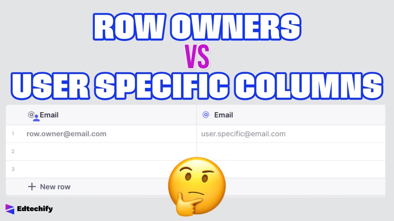 Glide 101: Row Owners vs. User Specific Columns