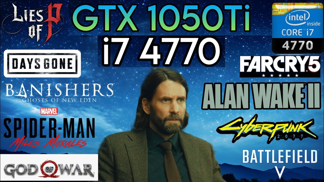GTX 1050 Ti + I7 4770 & 16GB Ram | Test In 10 Games !